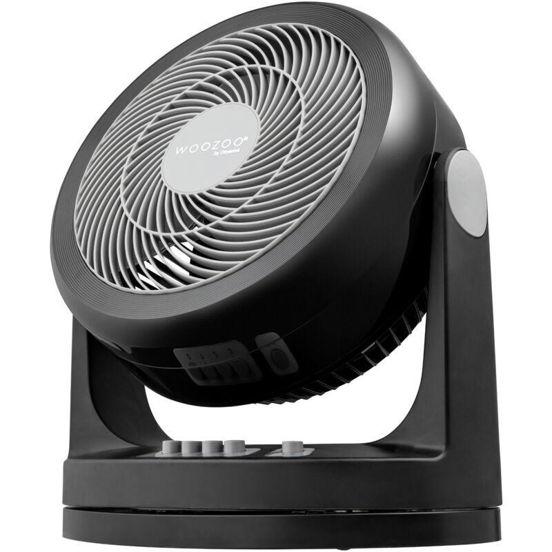 foto del prodotto woozoo, 33m , ventilatore da tavolo, ventilatore da scrivania, nero, oscillazione, silenzioso, portatile, per camera da letto, soggiorno,