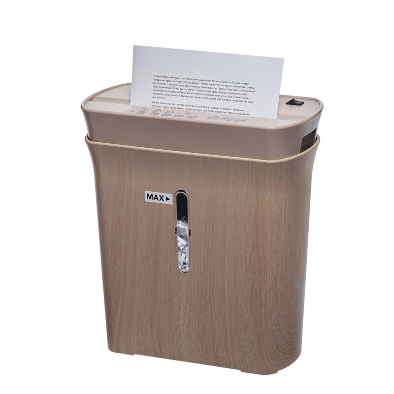foto del prodotto woozoo, distruggi documenti distruggi carta, 8 fogli, tecnologia trasversale, cestino da 8,9 l, carta a4 personal shredder cross cut p8gcd