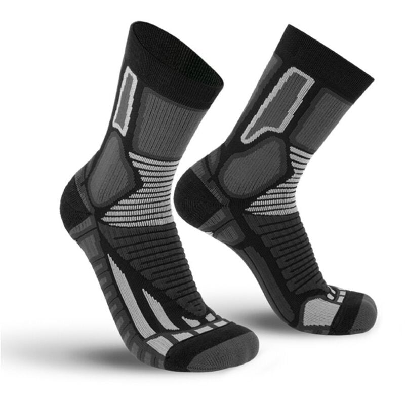 foto del prodotto worik calze tecniche medie sport pro 45 47 nero grigio