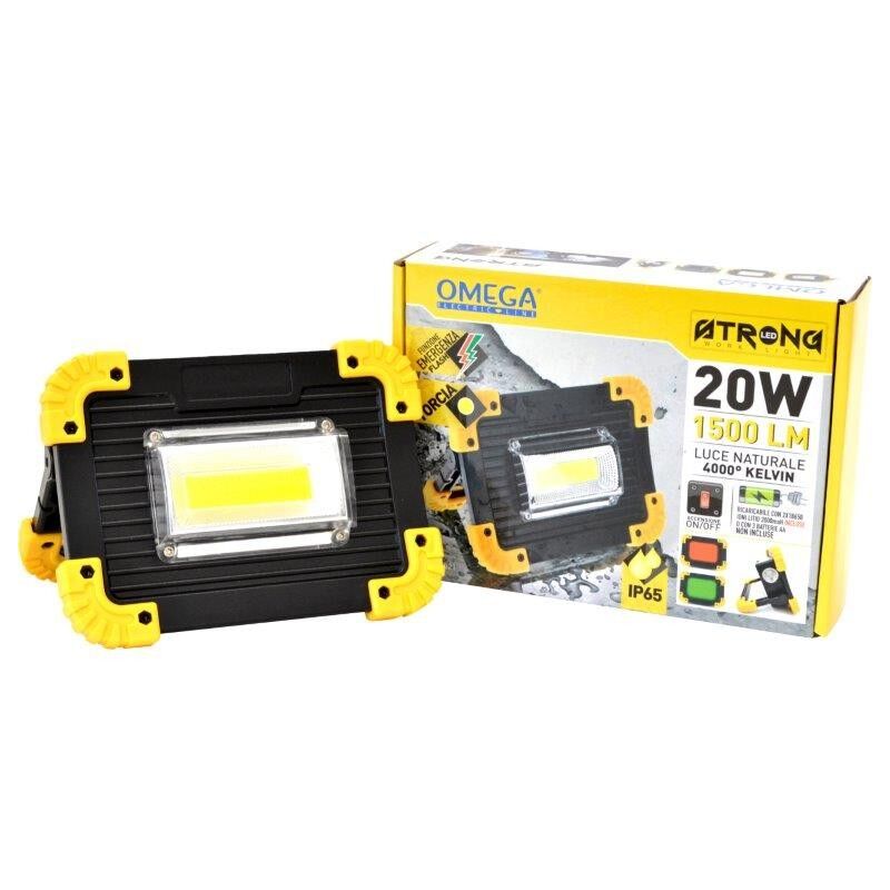 foto del prodotto work light cob led 20w, 1500 lumen