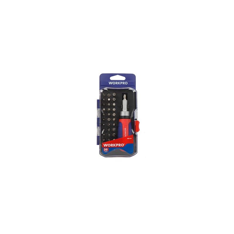 foto del prodotto workpro cacciavite a cricchetto da 38 pezzi