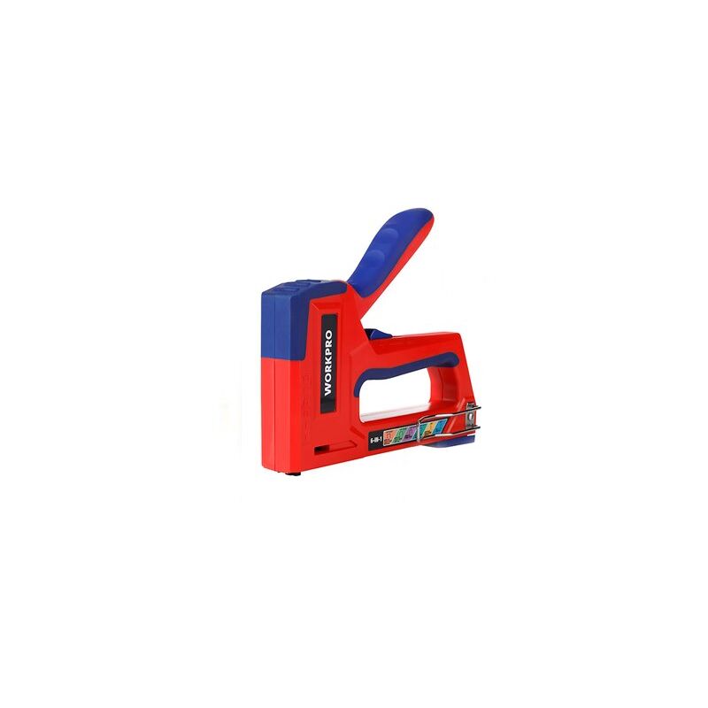 foto del prodotto workpro cucitrice multifunzione 6 in 1 dal design ergonomico e compatibile con diversi tipi di punti