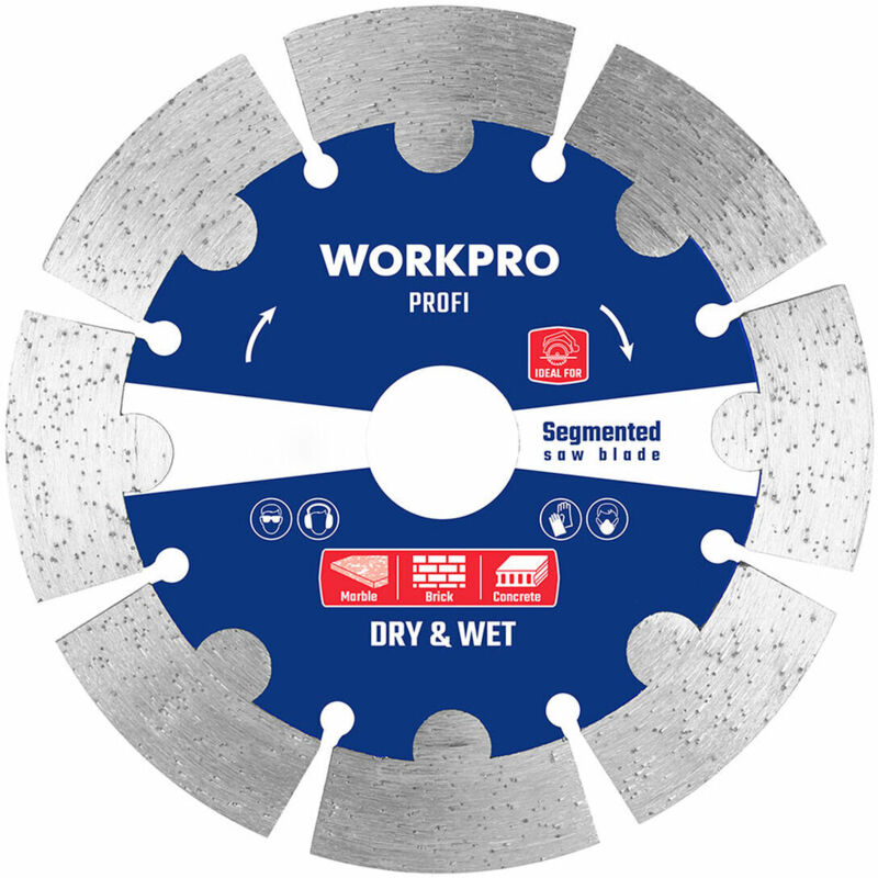 foto del prodotto workpro disco da taglio diamantato profi