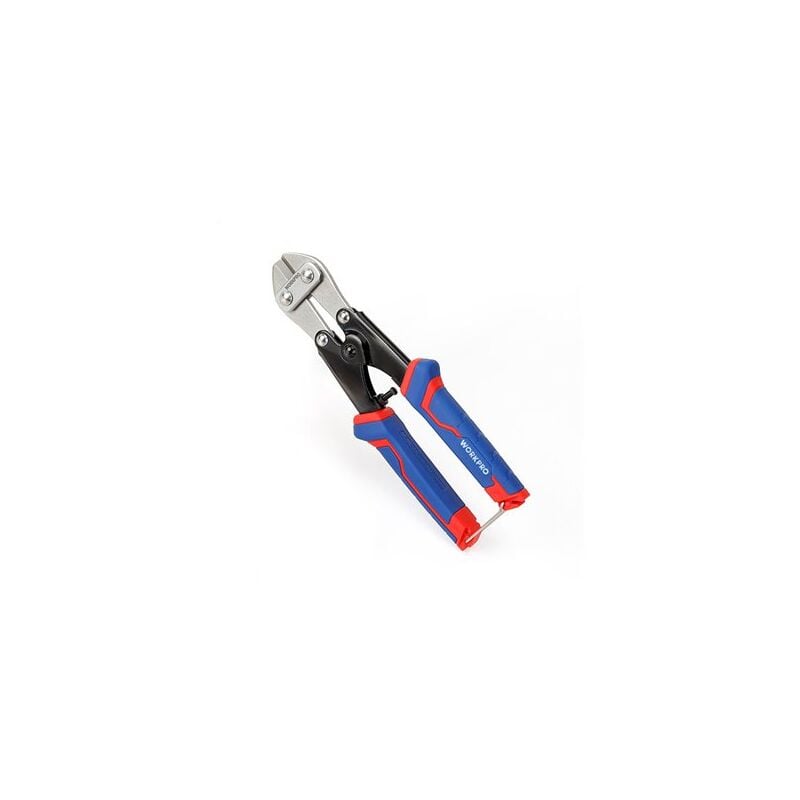 foto del prodotto workpro mini tronchesino de bulloni de 210 mm, tronchesino de cavo de filo cr v, tagliaunghie de molla con manico antiscivolo liscio.