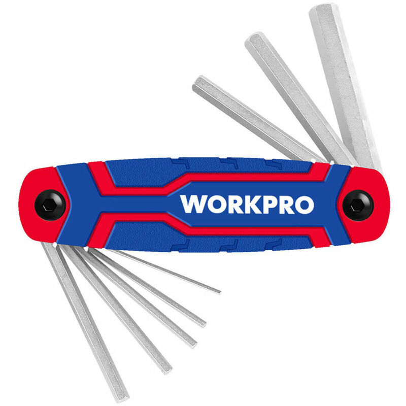 foto del prodotto workpro set chiavi allen pieghevole 8 pezzi