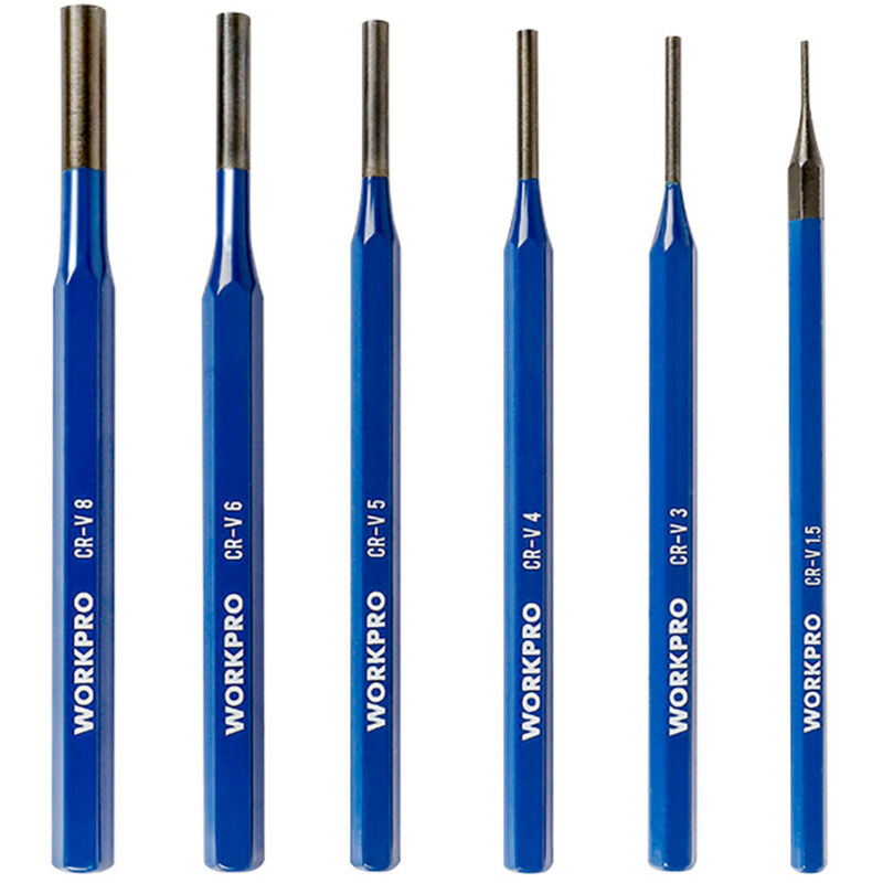 foto del prodotto workpro set di 6 pomelli forgiati in acciaio al cromo vanadio blu diverse misure 