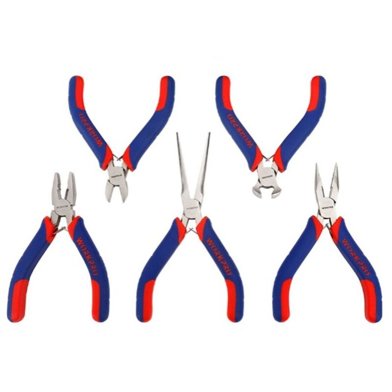 foto del prodotto workpro set di pinze miniatura 5 pezzi