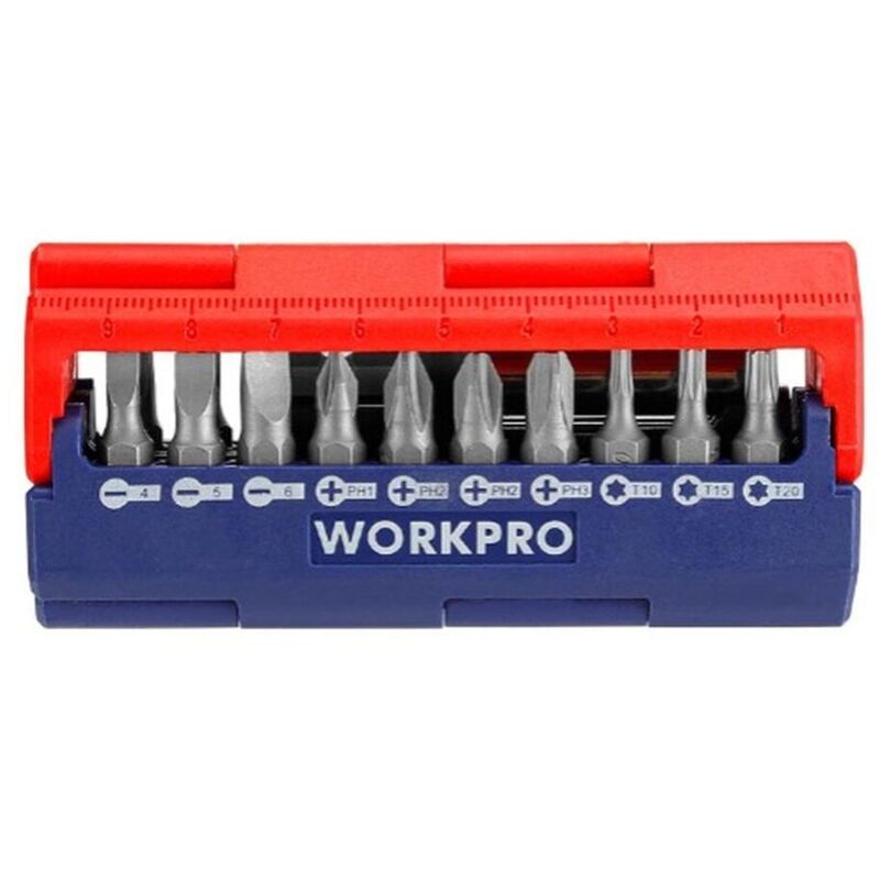 foto del prodotto workpro set di punte cacciavite 13 pezzi