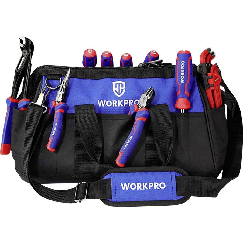 foto del prodotto workpro wp281026 borsa porta utensili vuota l x l x a 510 x 260 x 290 mm
