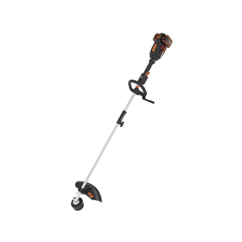 foto del prodotto worx multifunzione wg186e.1 20v 20v batteria 4 ah e accessorio decespugliatore
