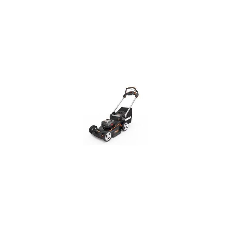 foto del prodotto worx rasaerba a batteria 40v 4ah superficie massima di 500 m 40cm taglia fino ai bordi 7 altezze di taglio fornito con 2 batterie e 1