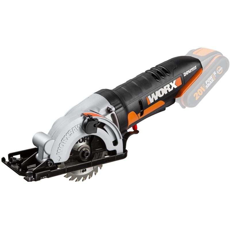 foto del prodotto worx sega circolare compatta solo corpo macchina wx527.9
