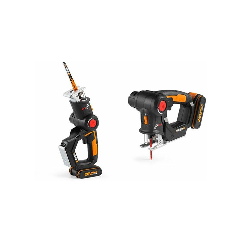 foto del prodotto worx seghetto alternativo gattuccio a batteria wx550 axis