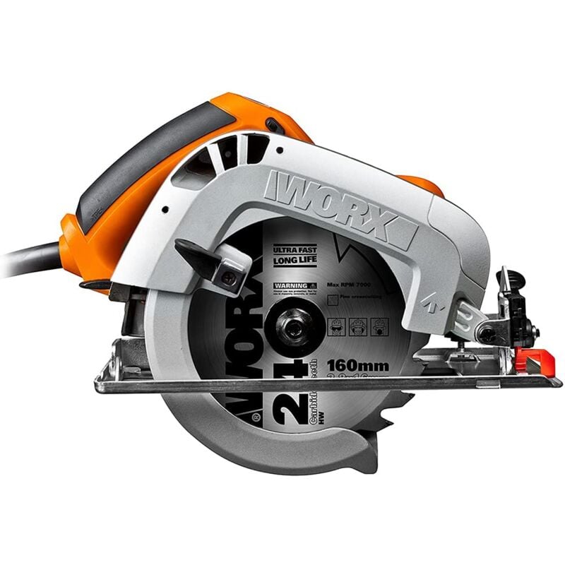 foto del prodotto worx wx425 sega circolare, 1200 w, 220 v, nero, 160 mm