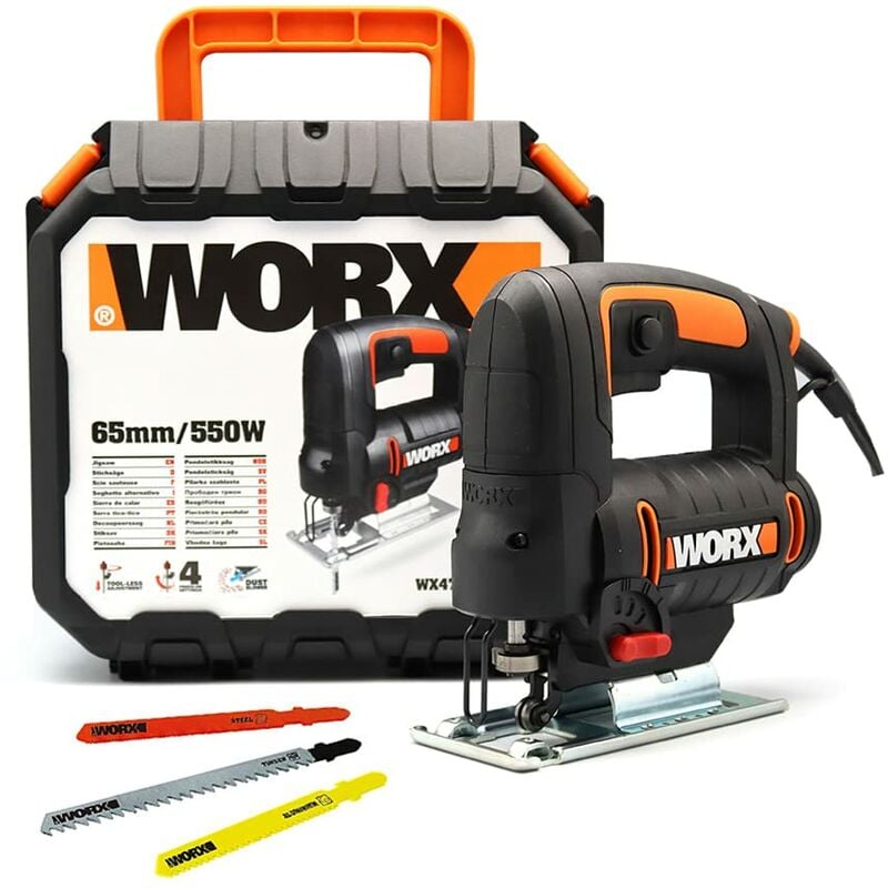 foto del prodotto worx wx477.1 seghetto alternativo 550 w, 3 lame incluse