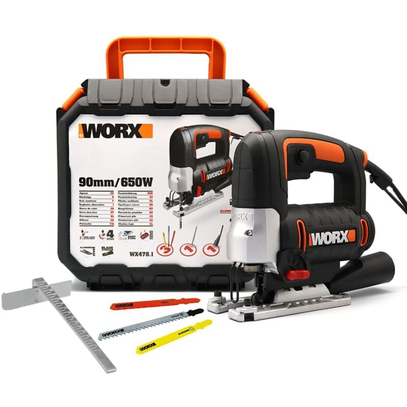 foto del prodotto worx wx478.1 seghetto alternativo, 650 w