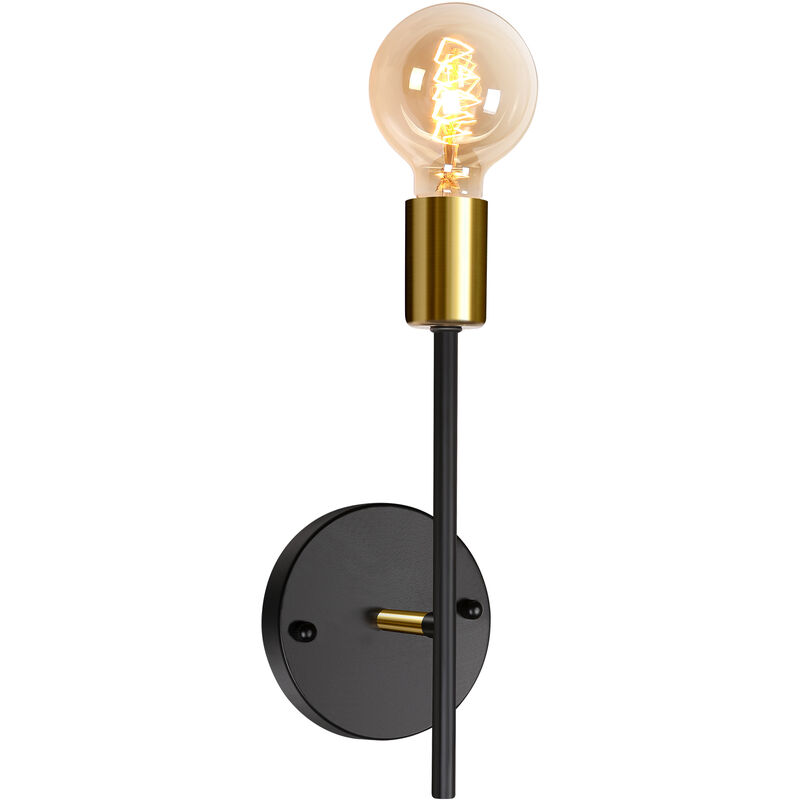 foto del prodotto wottes applique da parete retr industriale lampada da parete interna lampada a muro metallo
