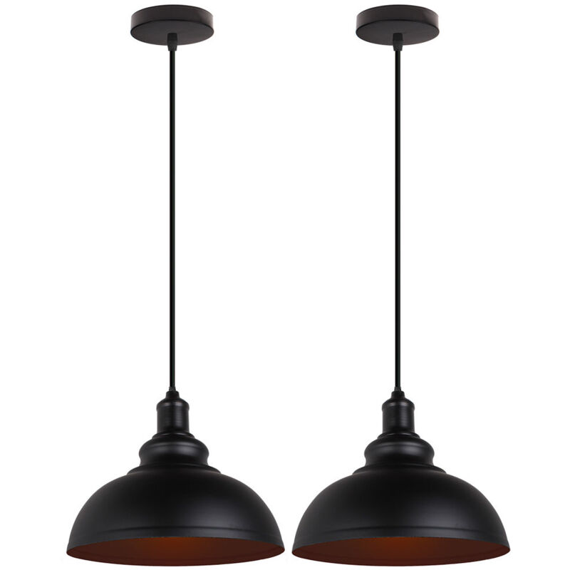 foto del prodotto wottes e27 lampadario vintage industriale lampada a sospensione metallo creativo illuminazione pendente nero art decorare per corridoio caff 2