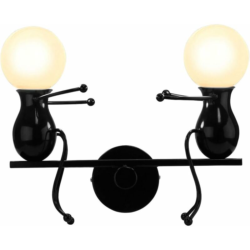 foto del prodotto wottes lampada da parete moderna applique da parete moderna semplice lampada a muro art decorare per camera da letto scala corridoio ristorante