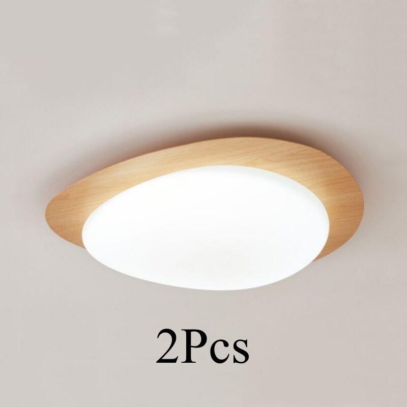 foto del prodotto wottes lampada da soffitto led 12w plafoniera metallo e acrilico lampada da bagno semi incassato luce bianco fredda 2 pezzi