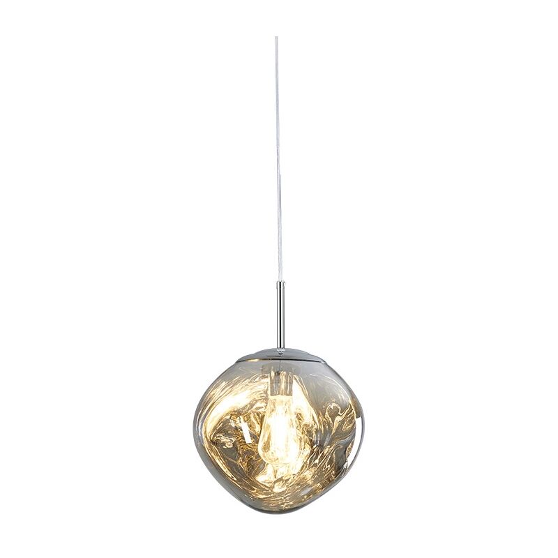 foto del prodotto wottes lampadario soggiorni moderne lampada sospensione kreativer plafoniera regolabile 27cm argento