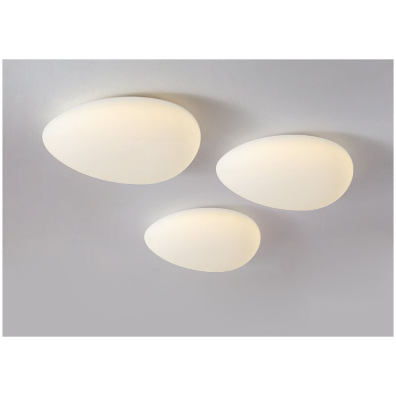 foto del prodotto wottes lampade soffitto led moderno plafoniera acrilica creativo illuminazione da ufficio art d eco 12w luce neutra 3 pezzi