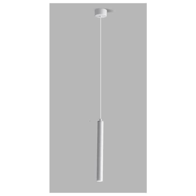foto del prodotto wottes led lampada sospensione moderno industriale lampadario da soffitto regolabile plafoniera bianco