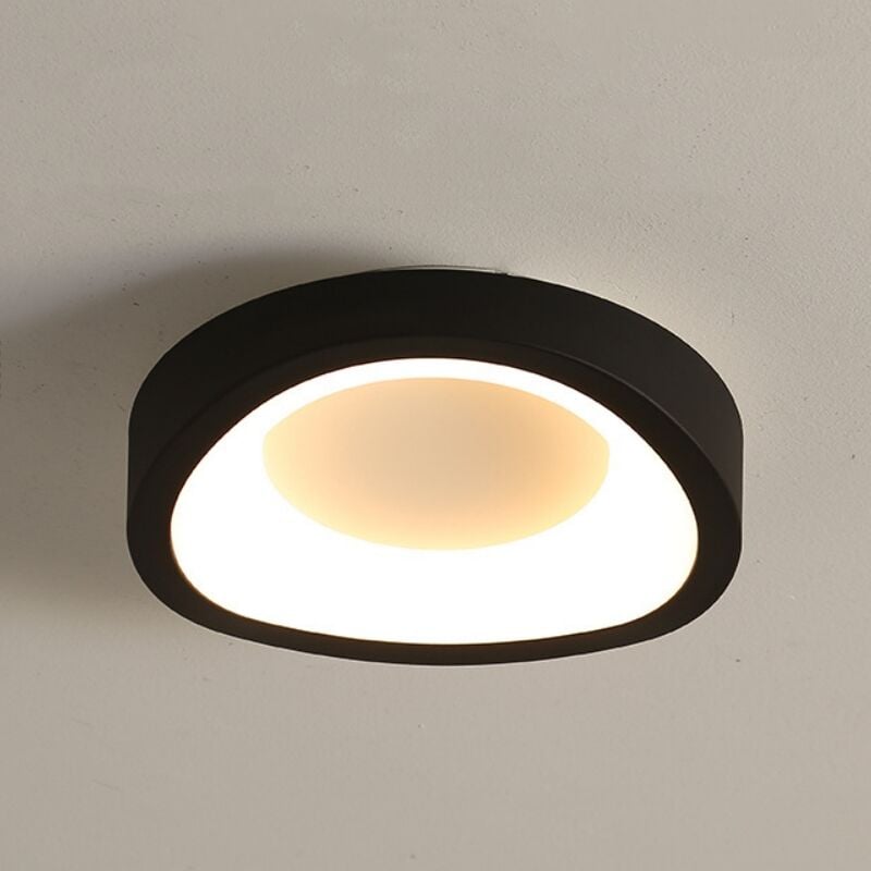 foto del prodotto wottes plafoniera led 10w lampada da soffitto moderno semplice illuminazione soffitto rotonda luce bianco caldo