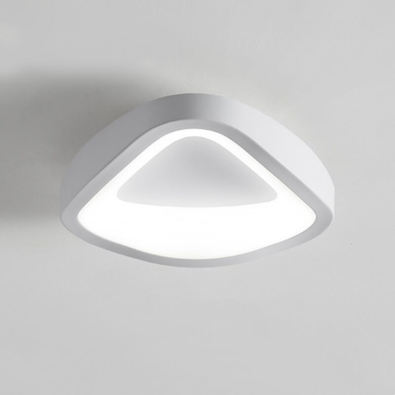 foto del prodotto wottes - plafoniera led 12w lampada da soffitto semi-incassato bianco per soggiorno bagno camera da letto cucina - luce bianco fredda