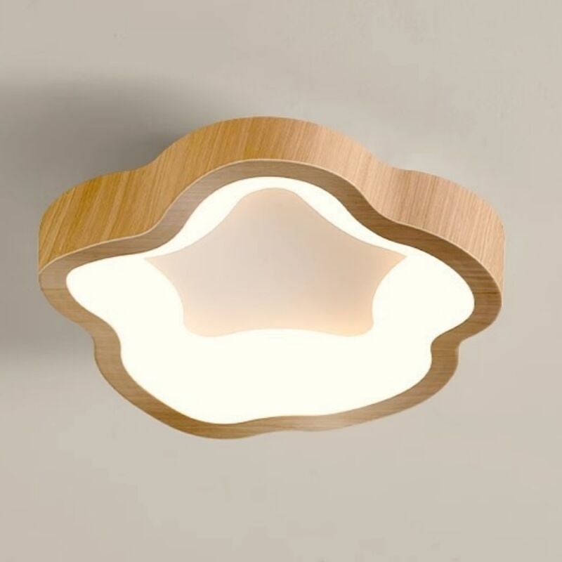 foto del prodotto wottes plafoniera led moderna lampada da soffitto metallo e acrilica luce plafoniere interna per bagno cucina ufficio corridoio luce bianco caldo