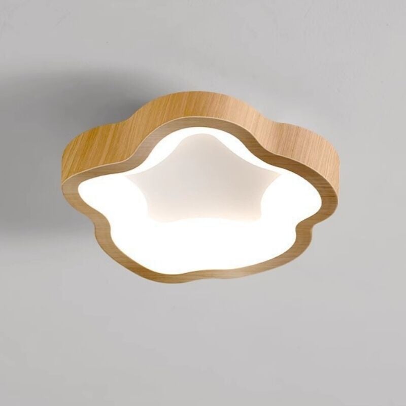 foto del prodotto wottes plafoniera led moderna lampada da soffitto metallo e acrilica luce plafoniere interna per bagno cucina ufficio corridoio luce bianco fredda