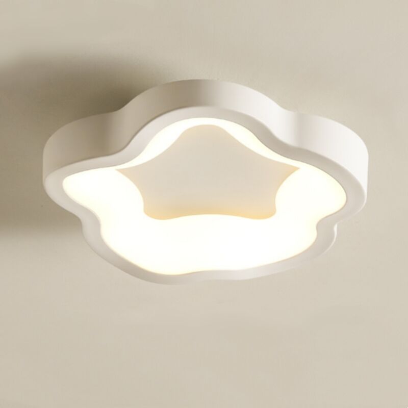 foto del prodotto wottes plafoniera led soffitto 14w lampada da soffitto moderna illuminazione da ufficio metallo bianco luce bianco caldo