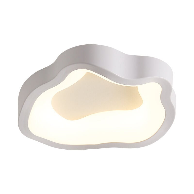 foto del prodotto wottes plafoniera led soffitto 14w lampada da soffitto semi incassato illuminazione da ufficio metallo bianco luce bianco caldo