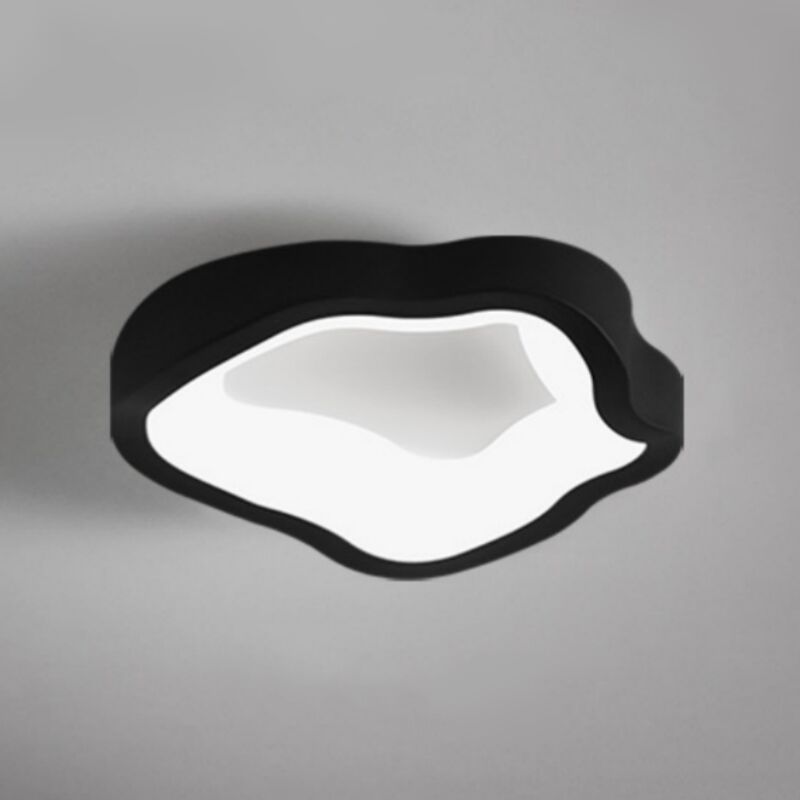 foto del prodotto wottes plafoniera led soffitto 14w lampada da soffitto semi incassato illuminazione da ufficio metallo nero luce bianco fredda