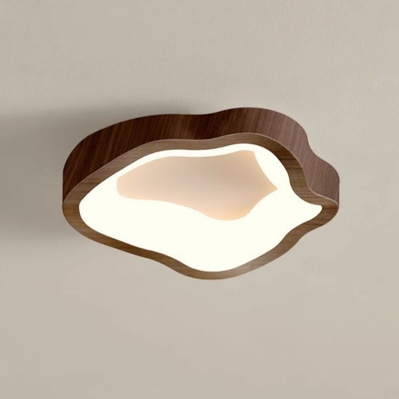 foto del prodotto wottes plafoniera led soffitto moderna lampada da soffitto metallo e acrilica 14w per cucina bagno balcone luce bianco caldo