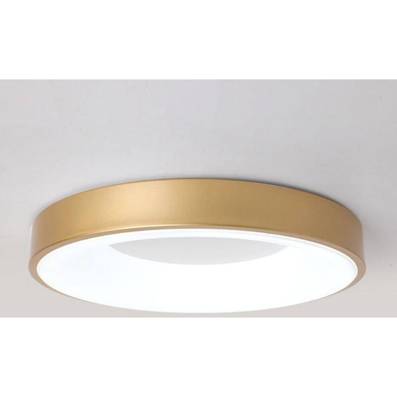 foto del prodotto wottes plafoniera led soffitto moderno lampada da soffitto metallo illuminazione soffitto semplice 30cm 18w oro luce bianco fredda