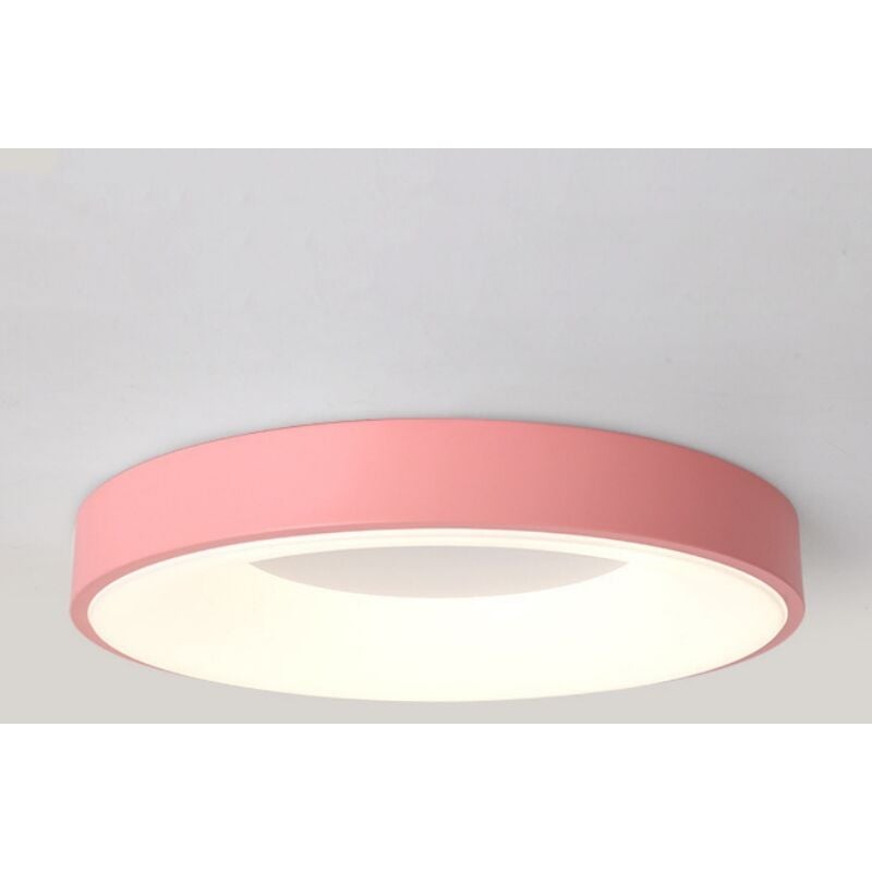 immagine 0 del prodotto wottes plafoniera led soffitto moderno lampada da soffitto metallo illuminazione soffitto semplice 30cm 18w rosa luce neutra
