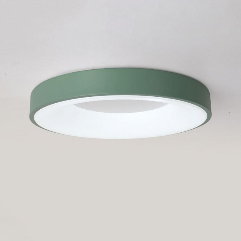 immagine 0 del prodotto wottes plafoniera led soffitto moderno lampada da soffitto metallo illuminazione soffitto semplice 30cm 18w verde luce bianco fredda