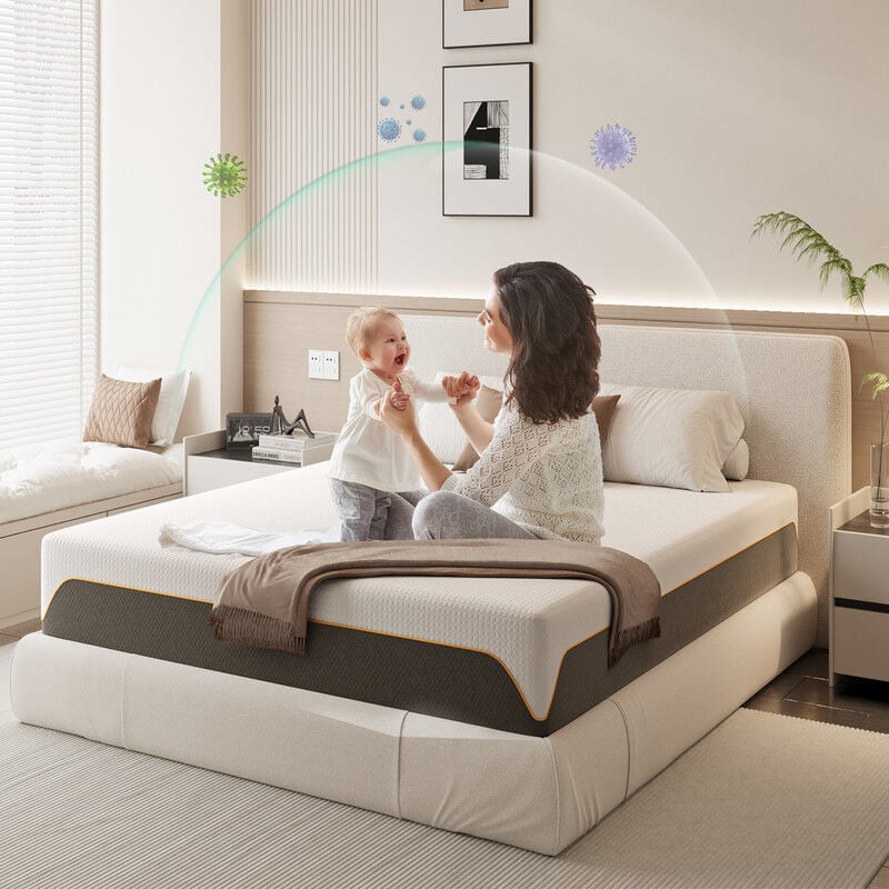 foto del prodotto wowttrelax materasso in memory foam 140x200 alto 20 cm materassi anallergico