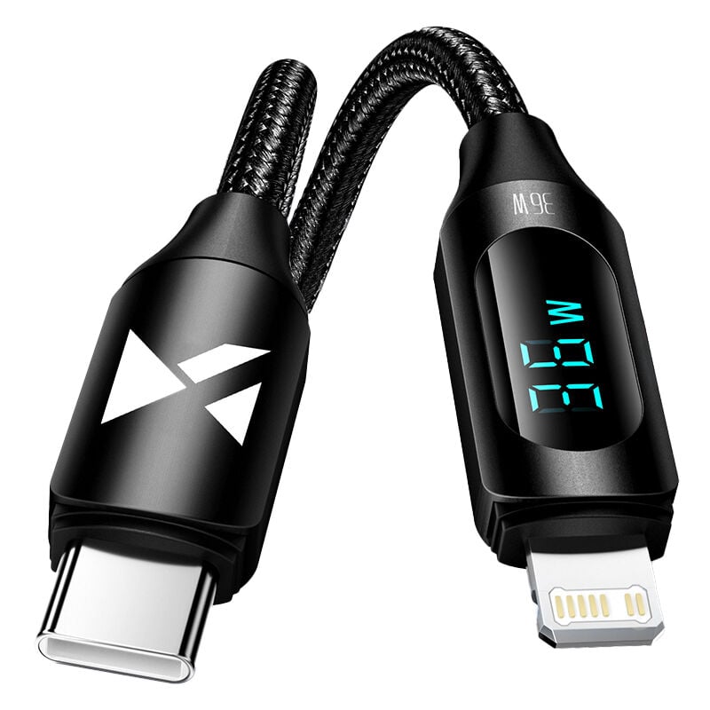foto del prodotto wozinsky wuclc1 lightning cavo usb c 36w 480mb s 1m nero