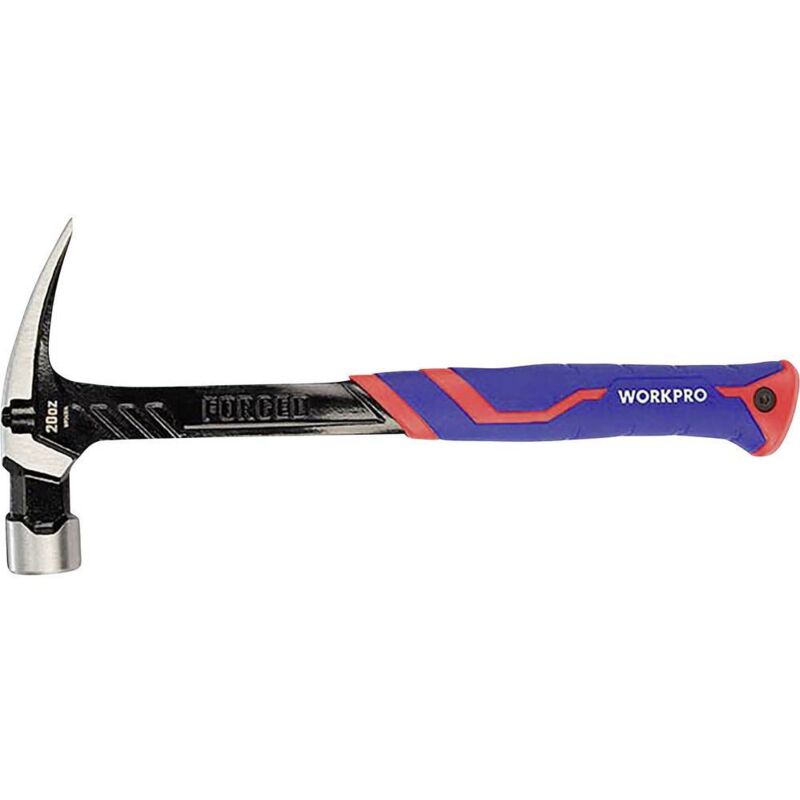 foto del prodotto wp241014 martello da carpentiere manico ergonomico, duro 560 g 1 pz. workpro