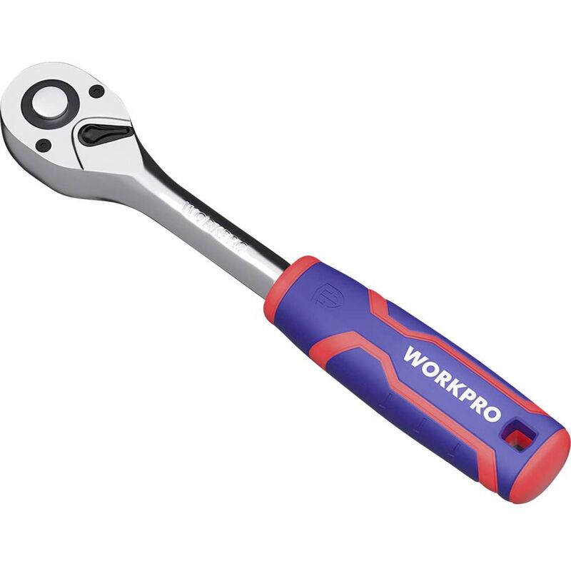 foto del prodotto wp271011 cricchetto con levetta d inversione 3 8 10 mm 203 mm workpro