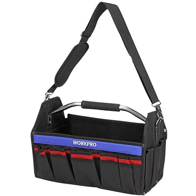 foto del prodotto wp281011 borsa porta utensili vuota l x l x a 410 x 235 x 270 mm workpro