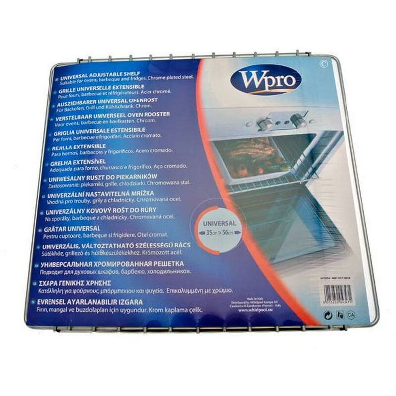 foto del prodotto wpro griglia universale estendibile 35 56 cm x 32,5 cm originale forni, fornelli elettrici e a gas 602174251623907702