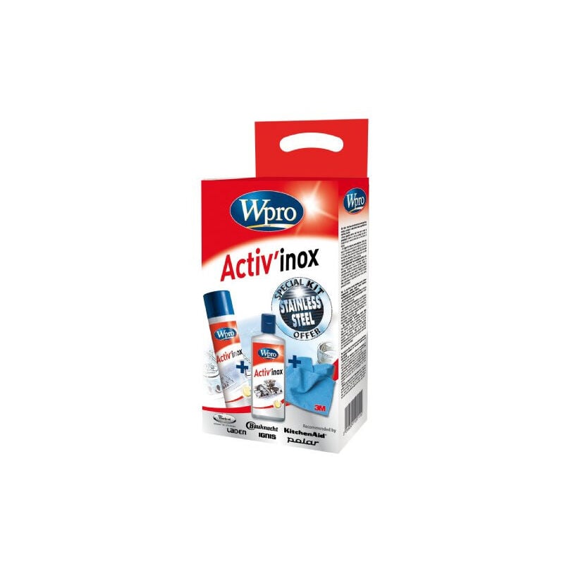 foto del prodotto wpro kit di manutenzione acti activa inx004 per acciaio inossidabile 480131000015