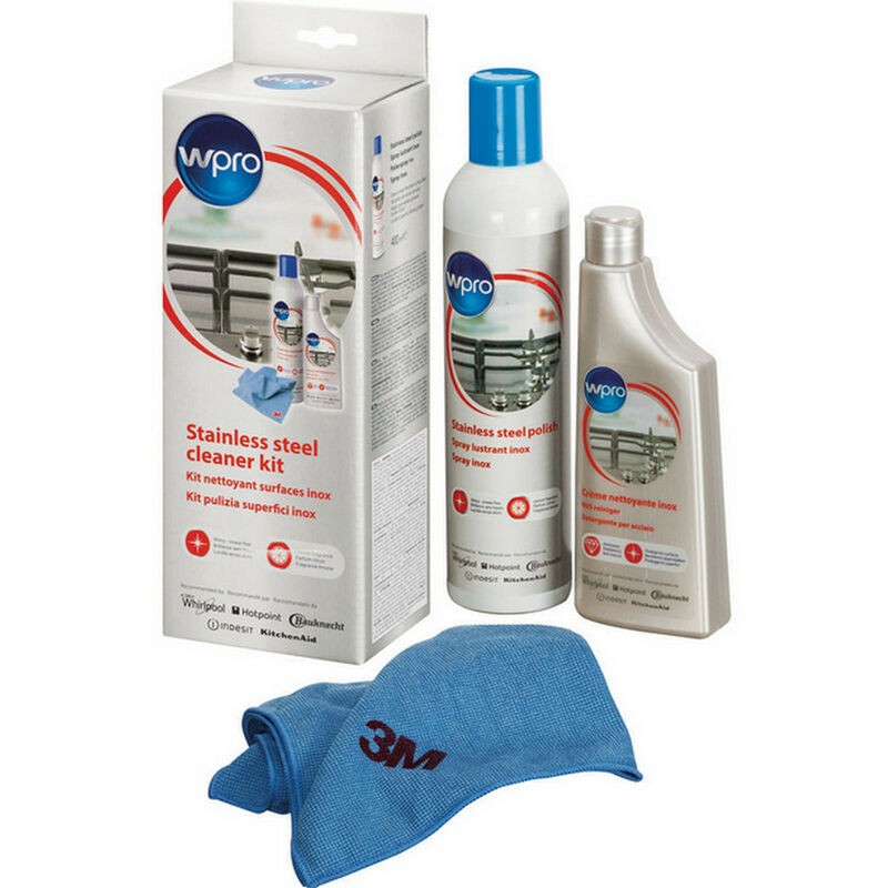 foto del prodotto wpro kit di pulizia in acciaio inossidabile inx115