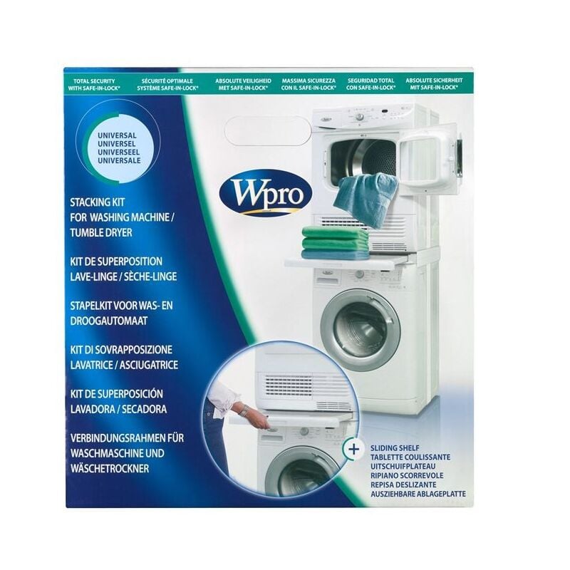 foto del prodotto wpro kit di sovrapposizione universale con balconcino scorrevole 100 accessori e prodotti 984083663946758359