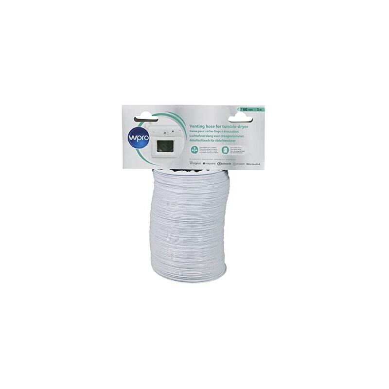 foto del prodotto wpro tubo di drenaggio lunghezza 2 m diam. 102 mm asciugatrice 603284054905481385