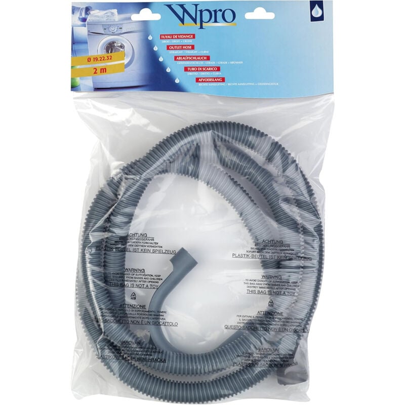 foto del prodotto wpro - tubo di scarico originale - accessori e prodotti - whirlpool - 3472968015250389432