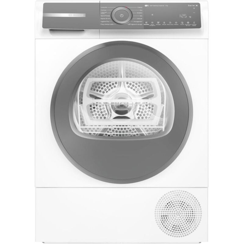 foto del prodotto wqh245b0it asciugatrice libera installazione caricamento frontale 9 kg a bianco - bosch